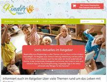 Tablet Screenshot of kinder-tipps.com